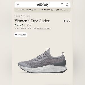 NWT allbirds tree glider womens 8.5